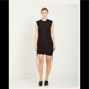 Alexander wang T high twist jersey rusched mini dress
